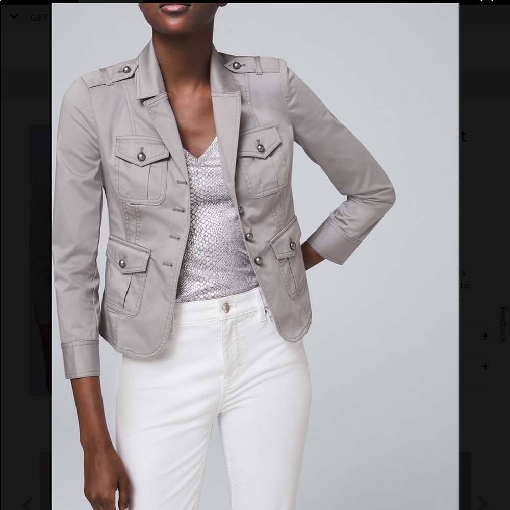 Cropped Military Jacket